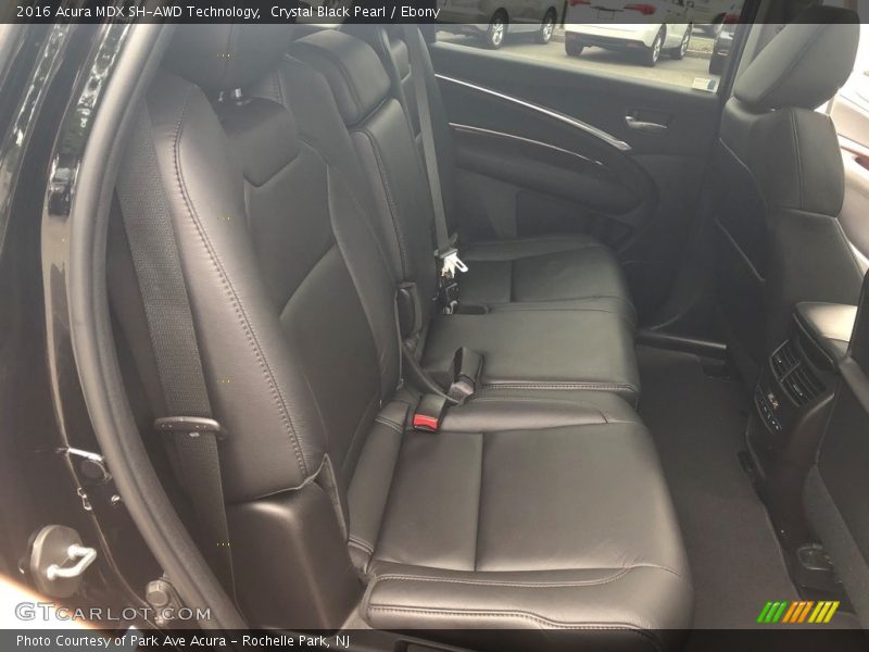 Crystal Black Pearl / Ebony 2016 Acura MDX SH-AWD Technology
