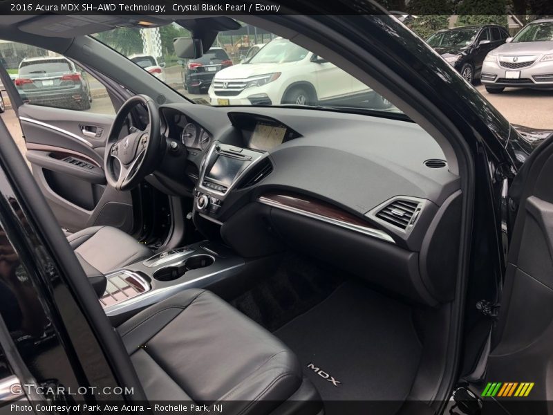 Crystal Black Pearl / Ebony 2016 Acura MDX SH-AWD Technology