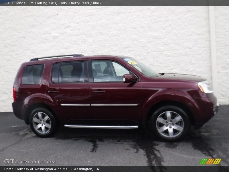 Dark Cherry Pearl / Black 2013 Honda Pilot Touring 4WD