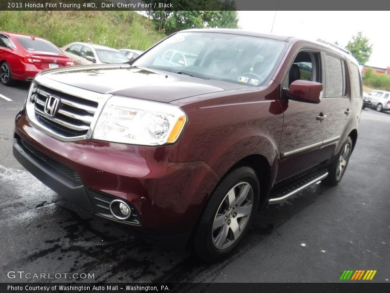 Dark Cherry Pearl / Black 2013 Honda Pilot Touring 4WD