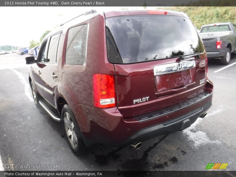 Dark Cherry Pearl / Black 2013 Honda Pilot Touring 4WD