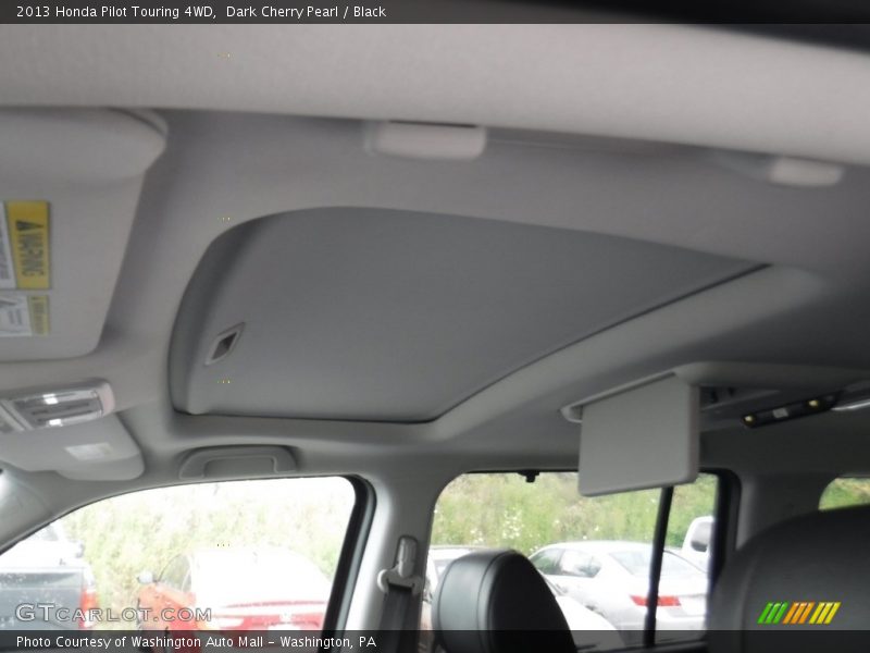 Dark Cherry Pearl / Black 2013 Honda Pilot Touring 4WD