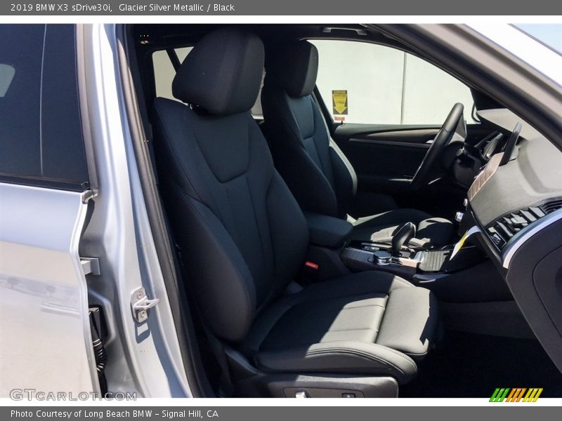 Glacier Silver Metallic / Black 2019 BMW X3 sDrive30i