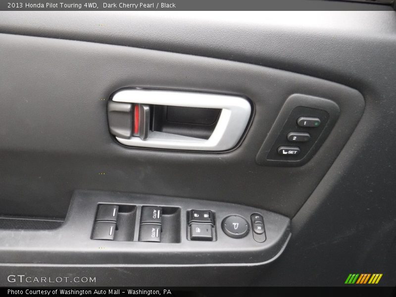 Dark Cherry Pearl / Black 2013 Honda Pilot Touring 4WD