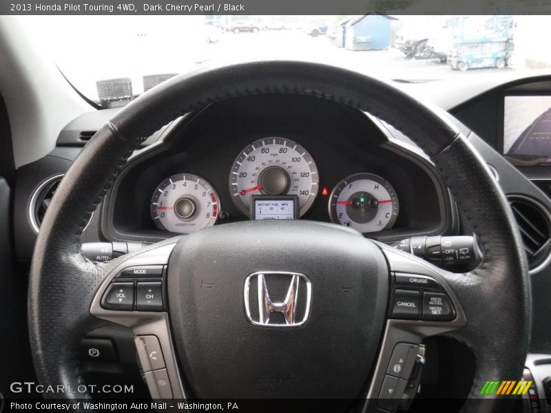 Dark Cherry Pearl / Black 2013 Honda Pilot Touring 4WD
