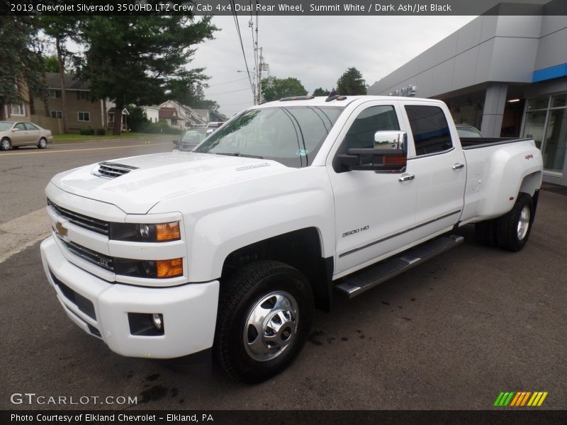 Summit White / Dark Ash/Jet Black 2019 Chevrolet Silverado 3500HD LTZ Crew Cab 4x4 Dual Rear Wheel