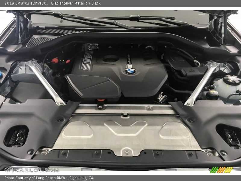 Glacier Silver Metallic / Black 2019 BMW X3 sDrive30i