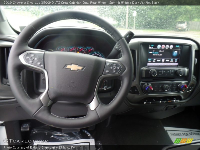 Summit White / Dark Ash/Jet Black 2019 Chevrolet Silverado 3500HD LTZ Crew Cab 4x4 Dual Rear Wheel