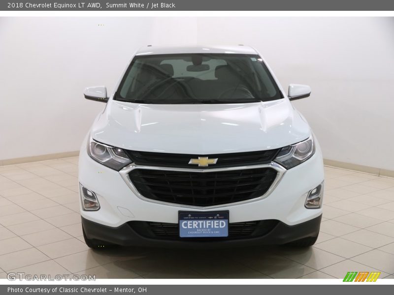Summit White / Jet Black 2018 Chevrolet Equinox LT AWD