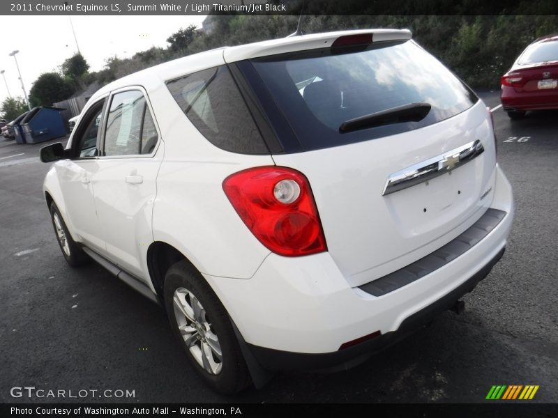 Summit White / Light Titanium/Jet Black 2011 Chevrolet Equinox LS