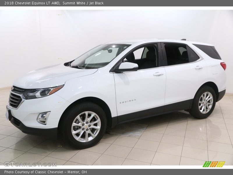 Summit White / Jet Black 2018 Chevrolet Equinox LT AWD