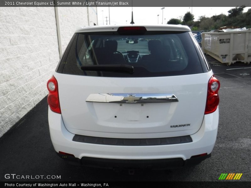 Summit White / Light Titanium/Jet Black 2011 Chevrolet Equinox LS