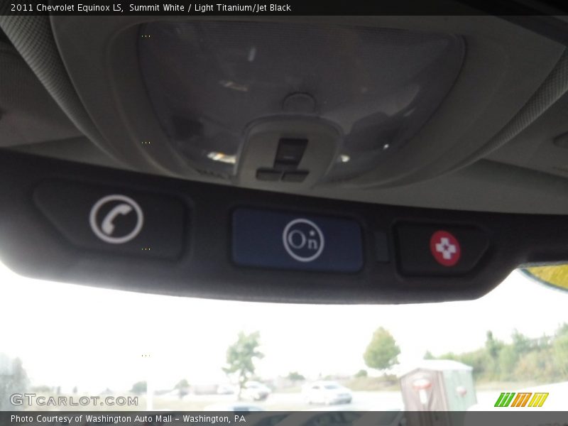 Summit White / Light Titanium/Jet Black 2011 Chevrolet Equinox LS