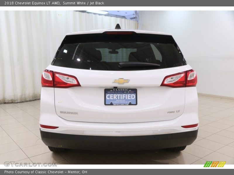 Summit White / Jet Black 2018 Chevrolet Equinox LT AWD