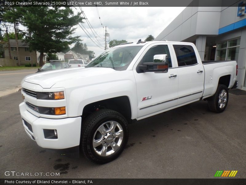 Summit White / Jet Black 2019 Chevrolet Silverado 2500HD LTZ Crew Cab 4WD