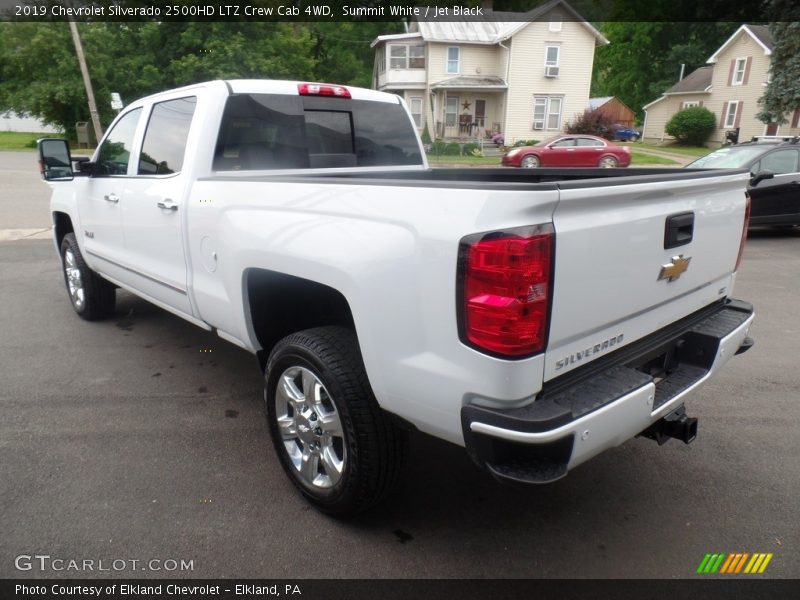 Summit White / Jet Black 2019 Chevrolet Silverado 2500HD LTZ Crew Cab 4WD