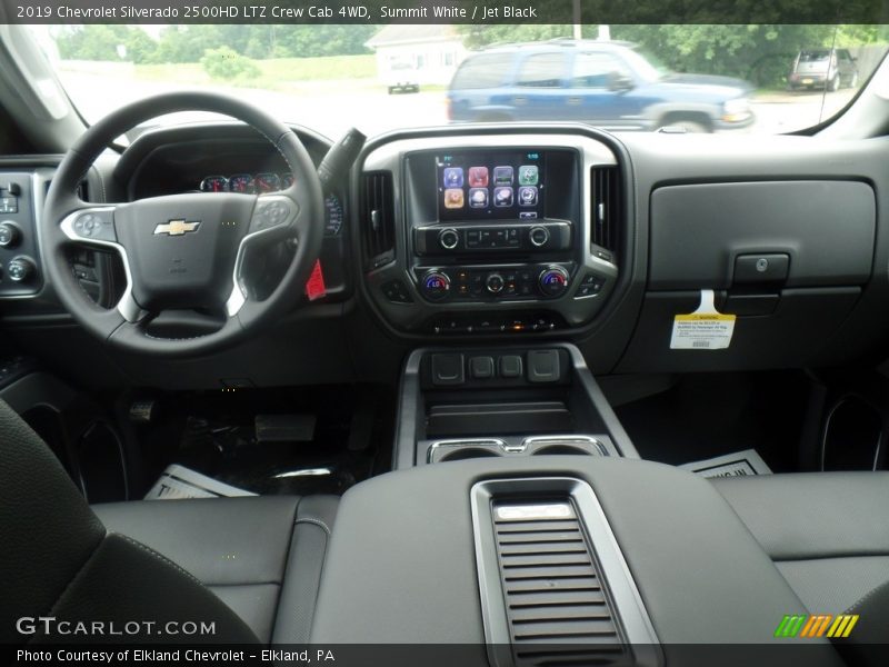 Summit White / Jet Black 2019 Chevrolet Silverado 2500HD LTZ Crew Cab 4WD