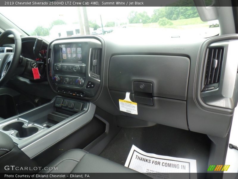 Summit White / Jet Black 2019 Chevrolet Silverado 2500HD LTZ Crew Cab 4WD