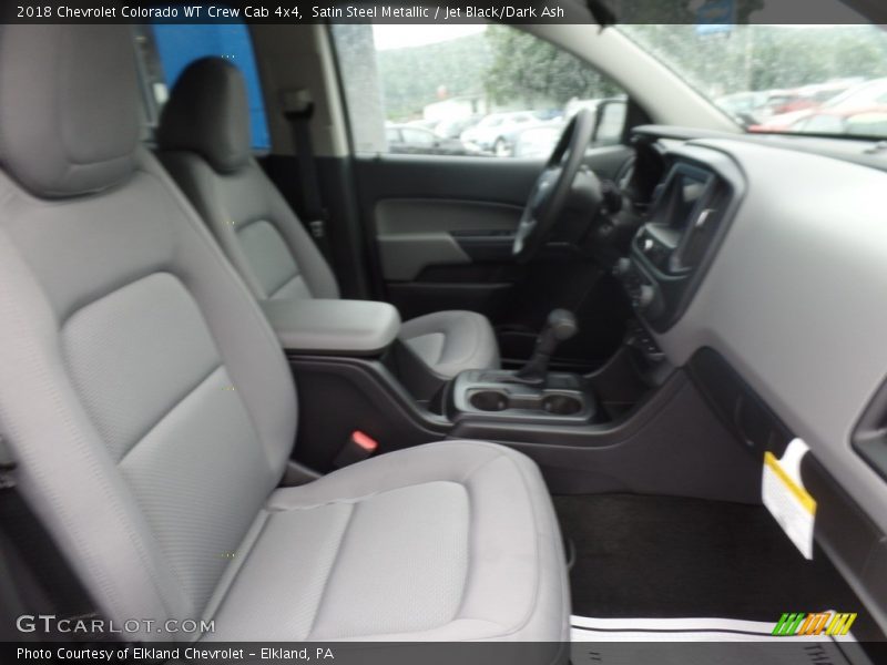 Satin Steel Metallic / Jet Black/Dark Ash 2018 Chevrolet Colorado WT Crew Cab 4x4