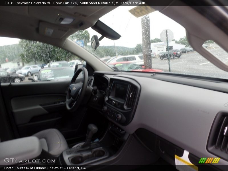 Satin Steel Metallic / Jet Black/Dark Ash 2018 Chevrolet Colorado WT Crew Cab 4x4