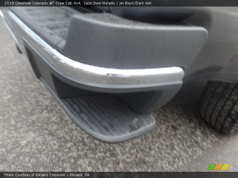 Satin Steel Metallic / Jet Black/Dark Ash 2018 Chevrolet Colorado WT Crew Cab 4x4