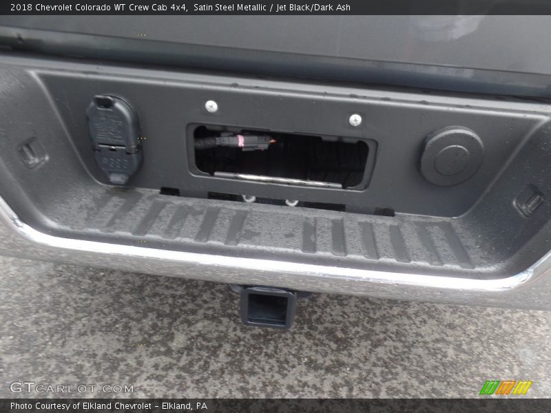 Satin Steel Metallic / Jet Black/Dark Ash 2018 Chevrolet Colorado WT Crew Cab 4x4