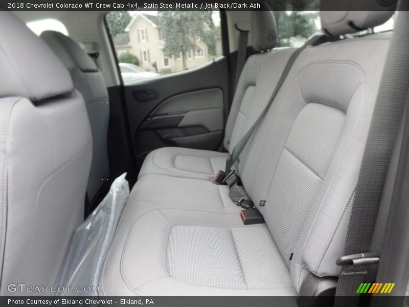 Satin Steel Metallic / Jet Black/Dark Ash 2018 Chevrolet Colorado WT Crew Cab 4x4