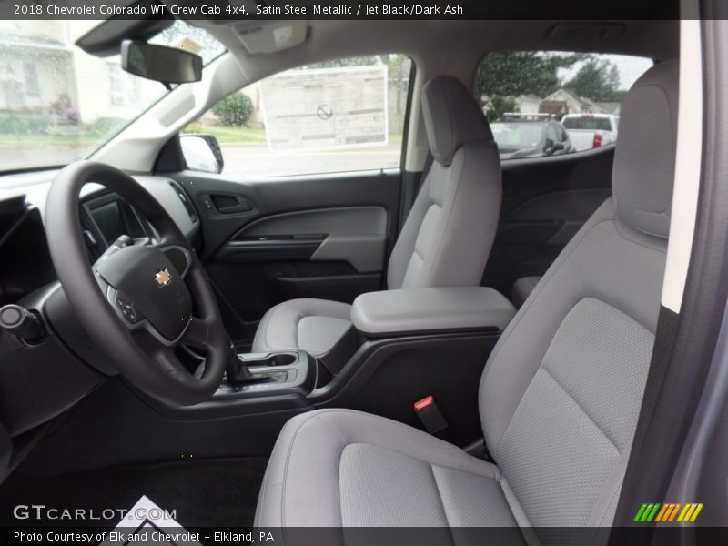 Satin Steel Metallic / Jet Black/Dark Ash 2018 Chevrolet Colorado WT Crew Cab 4x4