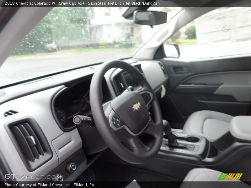 Satin Steel Metallic / Jet Black/Dark Ash 2018 Chevrolet Colorado WT Crew Cab 4x4