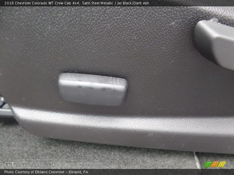 Satin Steel Metallic / Jet Black/Dark Ash 2018 Chevrolet Colorado WT Crew Cab 4x4