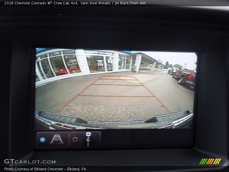 Satin Steel Metallic / Jet Black/Dark Ash 2018 Chevrolet Colorado WT Crew Cab 4x4