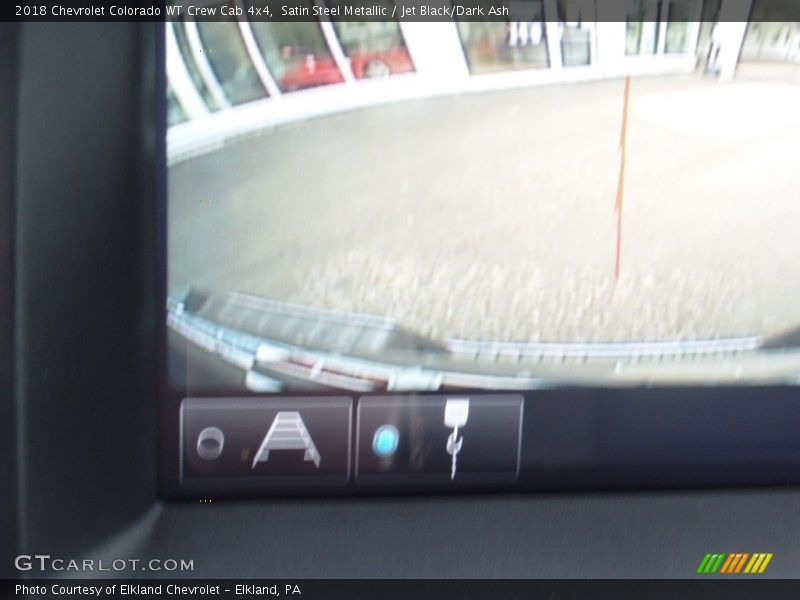 Satin Steel Metallic / Jet Black/Dark Ash 2018 Chevrolet Colorado WT Crew Cab 4x4