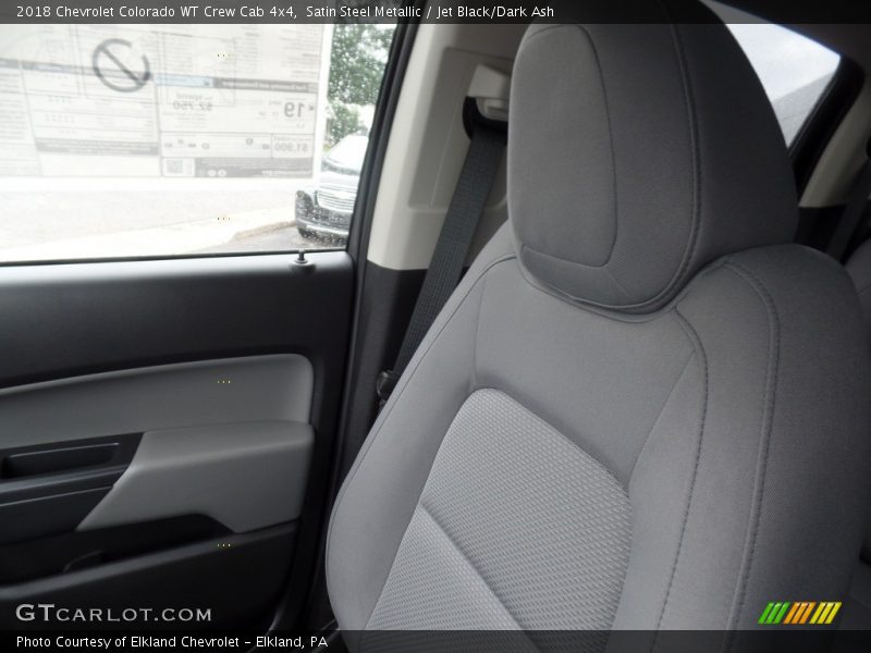 Satin Steel Metallic / Jet Black/Dark Ash 2018 Chevrolet Colorado WT Crew Cab 4x4