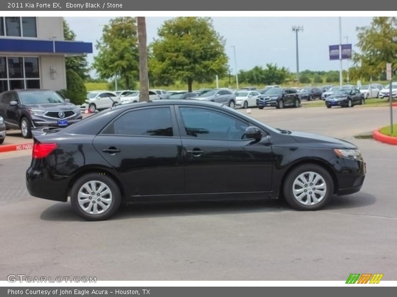Ebony Black / Stone 2011 Kia Forte EX