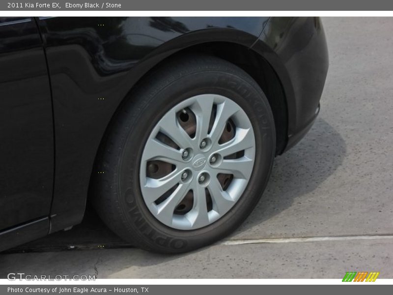 Ebony Black / Stone 2011 Kia Forte EX