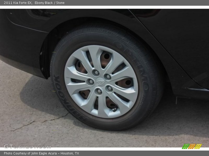 Ebony Black / Stone 2011 Kia Forte EX