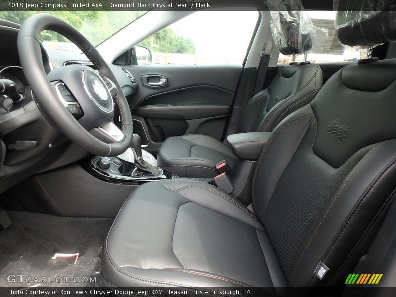 Diamond Black Crystal Pearl / Black 2018 Jeep Compass Limited 4x4