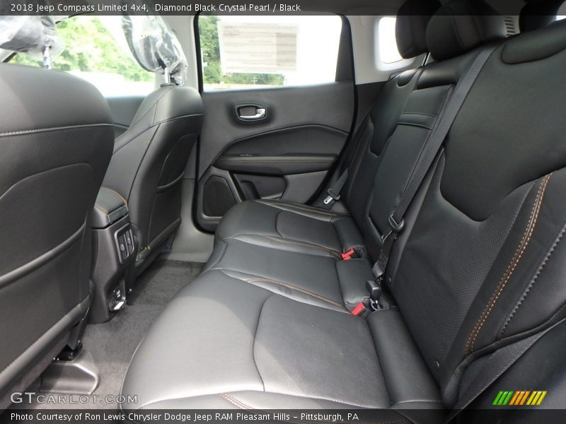 Diamond Black Crystal Pearl / Black 2018 Jeep Compass Limited 4x4