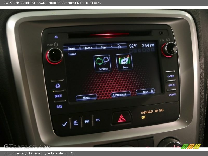 Midnight Amethyst Metallic / Ebony 2015 GMC Acadia SLE AWD