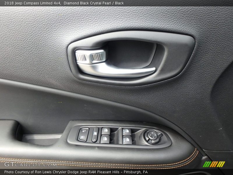 Diamond Black Crystal Pearl / Black 2018 Jeep Compass Limited 4x4