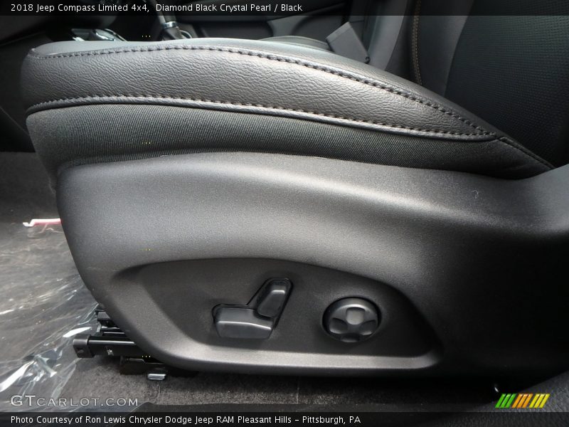 Diamond Black Crystal Pearl / Black 2018 Jeep Compass Limited 4x4