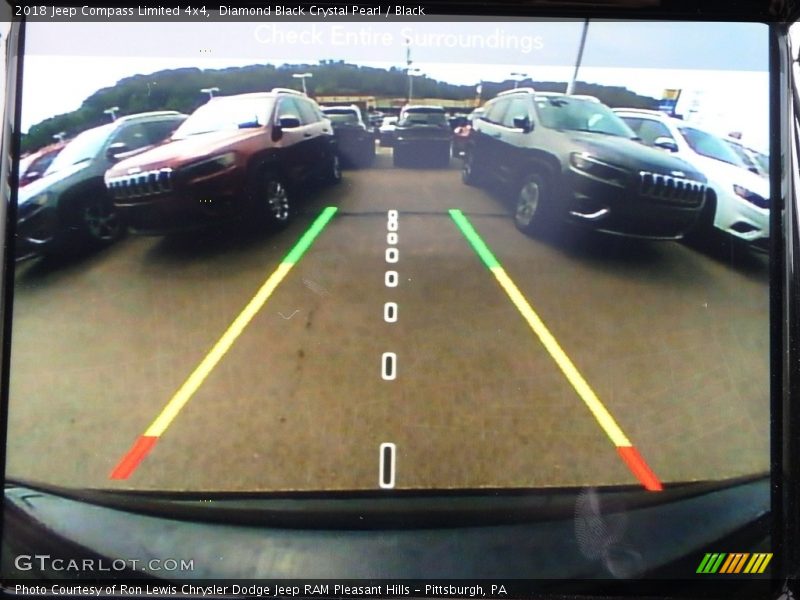 Diamond Black Crystal Pearl / Black 2018 Jeep Compass Limited 4x4