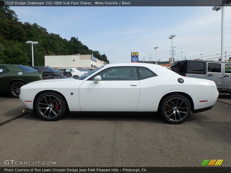 White Knuckle / Black 2018 Dodge Challenger 392 HEMI Scat Pack Shaker