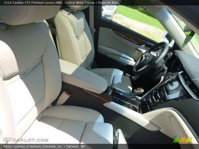 Crystal White Tricoat / Shale/Jet Black 2019 Cadillac XTS Premium Luxury AWD