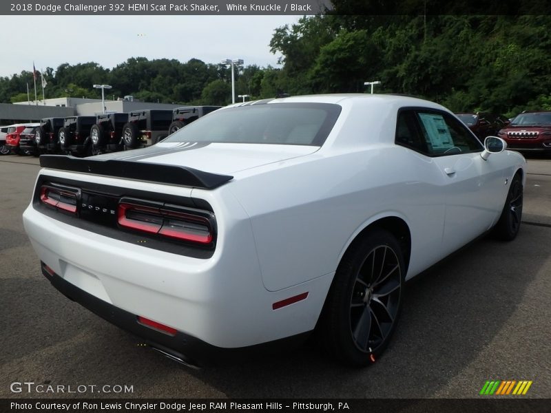 White Knuckle / Black 2018 Dodge Challenger 392 HEMI Scat Pack Shaker