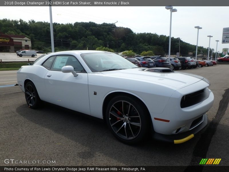 White Knuckle / Black 2018 Dodge Challenger 392 HEMI Scat Pack Shaker
