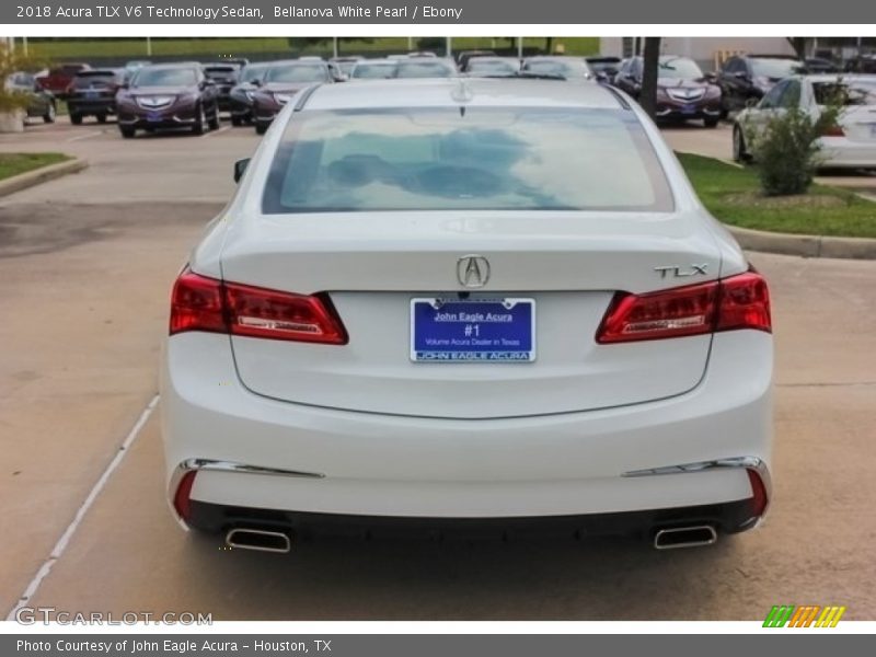 Bellanova White Pearl / Ebony 2018 Acura TLX V6 Technology Sedan