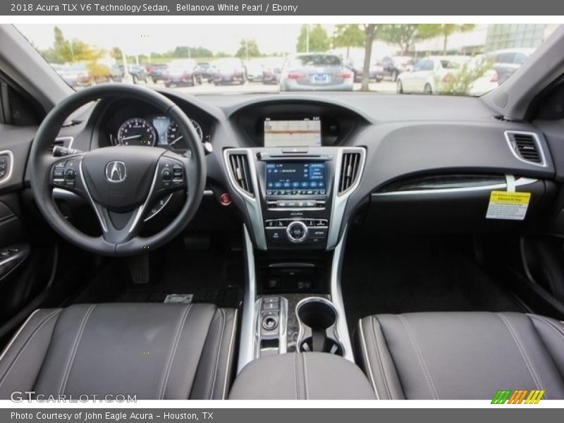 Bellanova White Pearl / Ebony 2018 Acura TLX V6 Technology Sedan