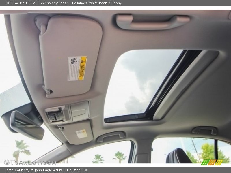 Bellanova White Pearl / Ebony 2018 Acura TLX V6 Technology Sedan