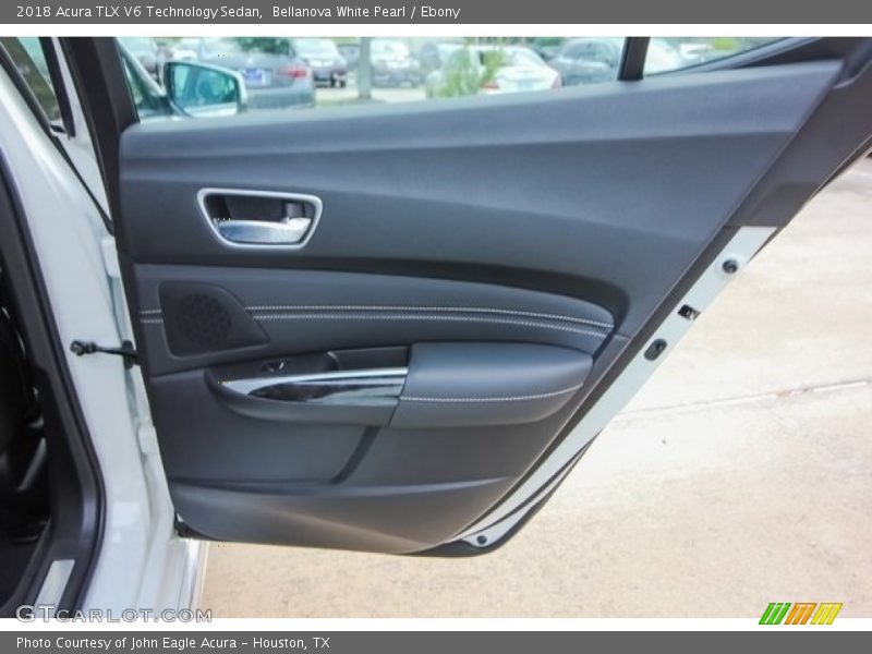 Bellanova White Pearl / Ebony 2018 Acura TLX V6 Technology Sedan